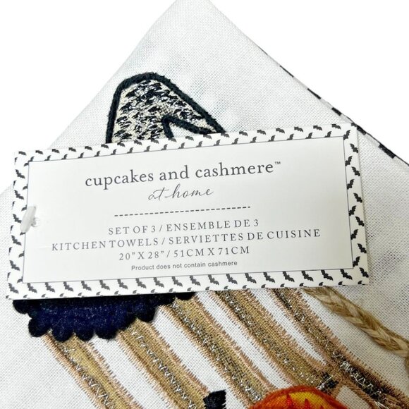 Cupcakes and Cashmere Halloween Kitchen Décor Set of 3 Towels - The‎ Witch is In - Picture 2 of 4